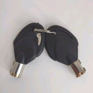 set of keys to Anbau Universal CNC Bike Motorcycle Handlebar Lock Brake Lever...